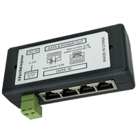 Adaptateur d'injecteur Poe 4 ports DC9-48v 2 modes d'alimentation pour caméras de vidéosurveillance