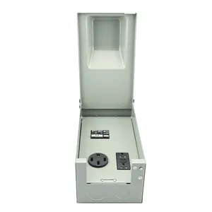 50 amp RV ổ cắm hộp, RV bảng điện 50 amp + gfci 20 AMP Ổ cắm được cài đặt, bảng điều khiển Ổ cắm điện tạm thời - Product Image 1