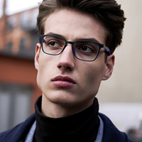 Lunettes anti-lumière bleue Readsun élégantes et légères avec monture TR90 pour hommes, verres transparents sans correction