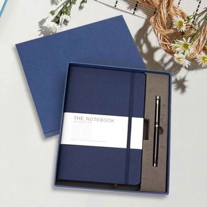 Caja de Regalo Personalizada, Cuadernos de Cuero PU A5, Cuadernos de Tapa Dura con Portaplumas al por Mayor - Product Image 3