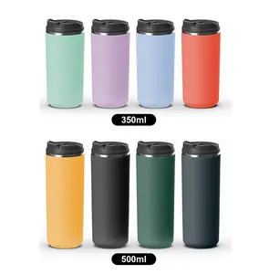 Portable Leakproof Reusable Insulated Tumbler Coffee Cup Vacuum Cup Bottles Stainless Steel Travel Mug