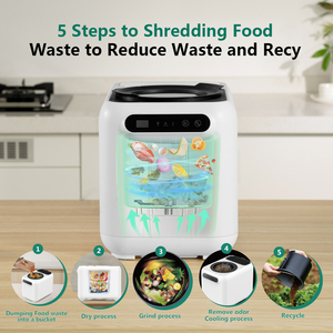 Broyeur de déchets alimentaires électrique domestique <span class=keywords><strong>automatique</strong></span> continu pour cuisine - Product Image 6