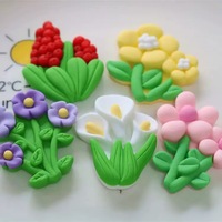 Charmes artisanaux en résine uniques en gros, grande fleur, simulation de plante en pot avec accessoires de matériaux de bricolage