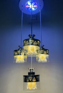 Lampu gantung dekoratif Modern untuk RUMAH & restoran pencahayaan dapur lampu gantung LED bercahaya dijual (N51/3 + 1) - Product Image 6