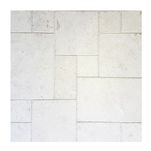Precio de Fábrica, Baldosas de Piedra Caliza Pulida y Acabada, Piedra Caliza Beige para Exteriores, Patrón Francés - Product Image 2