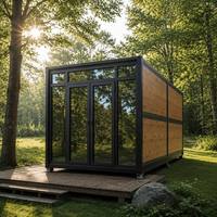 Casa Contenedor Plegable de 20 pies, Venta Directa de Fábrica, Oficina Prefabricada, Estructura de Acero, Aislada, Alojamiento para Campamentos