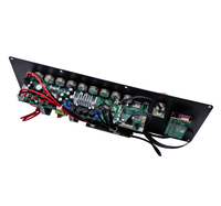 Amplificateur de puissance numérique 2 canaux OEM personnalisé 50W+50W avec Bluetooth, USB, AUX, micro, guitare, karaoké, système de sonorisation