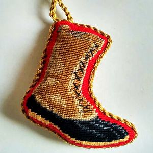 Adornos Navideños Personalizados de Punto de Cruz, Bordados al por Mayor - Product Image 2