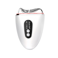 Masseur facial portable alimenté par USB, lifting du visage, 85 ondes de contour, 3 vitesses de vibration, lumière multi-LED pour une meilleure absorption du sérum