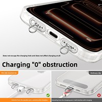 Entretoise de fixation latérale pour cordon de téléphone, mini-clip en acier inoxydable, connecteur métallique ultra-fin à trou unique, avec patin adhésif arrière