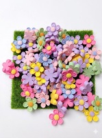 Breloques d'abeilles et de fleurs en résine colorée Accessoires de qualité supérieure pour la décoration intérieure et la fabrication de bijoux