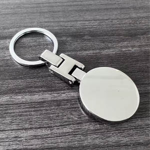 Llavero de Metal con Diseño de Coche de Dibujos Animados Vintage, Hebilla en H Impermeable de Aleación de Zinc, Letrero Metálico Esmaltado con Impresión Offset - Product Image 3