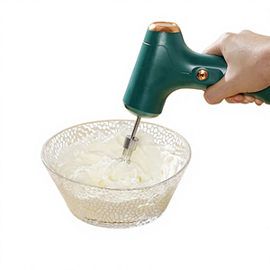 Batteur à œufs électrique domestique, <span class=keywords><strong>fouet</strong></span> automatique pour gâteaux et crèmes, <span class=keywords><strong>fouet</strong></span> blanc en acier inoxydable, outil de pâtisserie <span class=keywords><strong>manuel</strong></span> sans fil pour la maison - Product Image 2