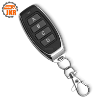 Mando a distancia de acceso a Garaje de 433MHz personalizable, mando a distancia de 4 canales, controlador RF Universal, dispositivo de clonación de plástico impermeable, emparejamiento