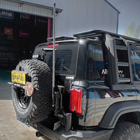 Nouvelles bandes lumineuses LED professionnelles tout-terrain pour mât de drapeau, en acier au carbone, installation sans perçage pour camions pick-up, commandes en gros