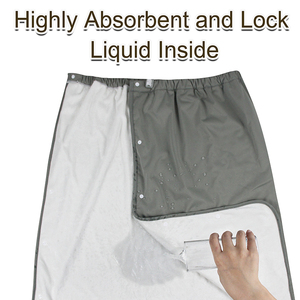 Famicheer Couche-culotte imperméable pour adulte, réutilisable et lavable, pour femme, 2 en 1, avec pochette OPP imprimée - Product Image 3