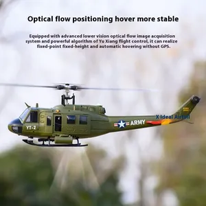 Yuxiang F07-V UH-1 <span class=keywords><strong>huey</strong></span> 6CH 3D/6G flybarless aerobatic Scale RC 2.4G Gyro โรเตอร์เดียว RTF BNF ของเล่นงานอดิเรก - Product Image 4
