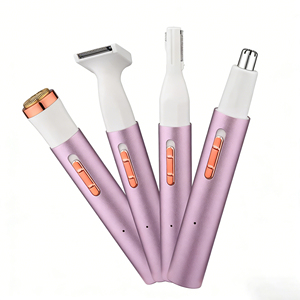 Épilateur électrique multifonctionnel en plastique pour femmes, technologie à disque rotatif pour l'épilation, la taille des sourcils et <span class=keywords><strong>du</strong></span> <span class=keywords><strong>nez</strong></span> - Usage domestique - Product Image 1