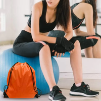 Sac à dos promotionnel en nylon pour le basketball Sac à dos imperméable en polyester avec cordon de serrage pour les joueurs de basketball