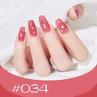 Vernis à ongles pelable à base d'eau KUDAN Floral Sparkle 10ml, séchage rapide, brillant, pour manucure DIY, salons et vente en gros