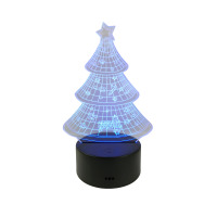 Lampe LED USB moderne à 7 couleurs changeantes avec abat-jour en acrylique, matériau ABS, utilisation en hôtel, veilleuse pour bricolage, cadeau pour enfants
