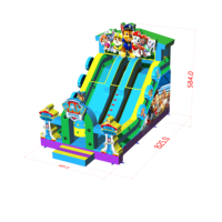 Château gonflable pas cher Tongxin Paw Patrols avec toboggan, PVC de qualité commerciale, protection UV, installation facile pour enfants et adultes