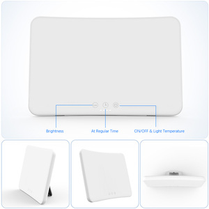 ポータブル3000k-6000kハッピームードライト調光可能な冬のアンチデプレッションLEDナイトライトSADセラピーランプ - Product Image 5