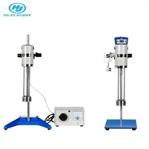 HAIJU LAB High Efficient 5L 10L High Shear Mixer High Speed Mixer Blender Cosmetic Formula Electric Lifting Lab Homogenizer