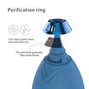 2024 V-b012e VSGO Máy Tính Xách Tay Bàn Phím máy ảnh bụi làm sạch mini màu xanh Silicone tay máy thổi khí - Product Image 5