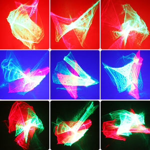 Ysh Mini Aurora LED Laser Strobe Chiếu Chùm Tương Tác DJ Disco Chiếu Sáng Trắng Home Phòng Ngủ Hiệu ứng Âm Thanh Điều Khiển Bằng Giọng Nói - Product Image 5