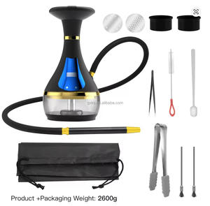 Tùy Chỉnh Mới E-Hookah Hút Phụ Kiện Thiết Lập LED Ánh Sáng Điện Hookah Shisha Có Thể Sạc Lại Điện Tử Shisha Bút Với <span class=keywords><strong>Vaporizer</strong></span> - Product Image 6