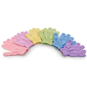 Milieuvriendelijke Vingers Bad Wanten Koreaanse Spa Verwijderen Dode Huid Douche <span class=keywords><strong>Scrub</strong></span> Bad Schoner Exfoliërende Handschoenen Voor Baden - Product Image 2