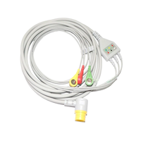 RHINO POWER Câble Holter ECG/EKG de haute qualité à 5/7/10 dérivations pour Cardioline Walk400h et Clickholter NG