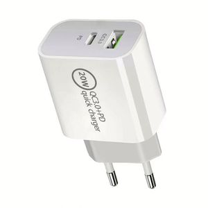 2 Port A+<b>C</b> 18W Universal Travel <b>Adapter</b> Power <b>Adapter</b> Usb Wall Charger EU US Mobile Phone Charger - Product Image 2