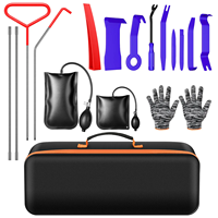 Kit d'ouverture rapide automatique de porte pour serrurier, kit d'ouverture de porte d'urgence pour voitures avec peu de clés
