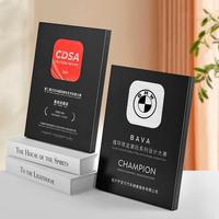 Nouvelle plaque d'identification en métal aluminium, trophée personnalisé pour YouTube et Shopee, récompense d'entreprise, souvenir de coopération, cadeaux