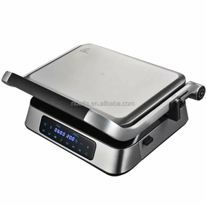 Aifa eléctrico Digital interior hogar Acero inoxidable barbacoa sándwich extraíble fácil de limpiar antiadherente parrilla Parrilla de contacto - Product Image 6
