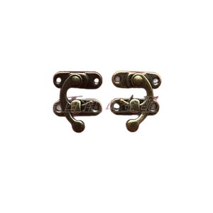 Boucle de boîte d'accessoires Chenxing 27x33mm en fer couleur vintage pour boîte en bois - Product Image 5