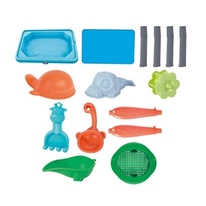 Giocattolo estivo per bambini all'aperto <span class=keywords><strong>sabbia</strong></span> e tavolo da acqua per bambini Set di giocattoli da <span class=keywords><strong>spiaggia</strong></span> giocattolo da tavolo <span class=keywords><strong>con</strong></span> <span class=keywords><strong>sabbia</strong></span> da <span class=keywords><strong>spiaggia</strong></span> <span class=keywords><strong>con</strong></span> strumenti e clessidra 11 pezzi - Product Image 4