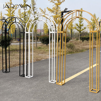 Nuevos Accesorios para Bodas, Arco de Truss, Adornos para Fondo de Escenario, Pilares Cuadrados Curvos, Decoración de Puerta Arqueada, Soporte para Flores