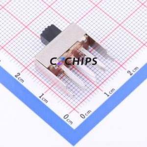 SS-22F17-G050 Slide Switch Through hole Component (THT) Switch Double Pole Double Throw Rectangle Pin Header PC Pin 17mm - Product Image 2