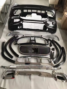 Kit carrosserie BTC pour Mercedes Benz GLS X167, mise à niveau <span class=keywords><strong>Maybach</strong></span>, pare-chocs avant, pare-chocs arrière, calandre, extension de passage de roue, matériau PP - Product Image 5