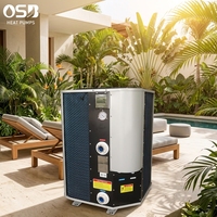 Chauffe-eau solaire électrique sans réservoir, étanche IPX4, équipement de pompe à chaleur pour usage commercial en spa extérieur