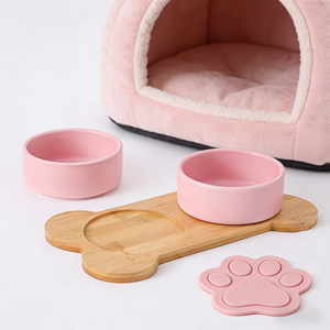 Tigelas de Cerâmica Personalizadas BESTCERA para Ração e Potes de Petiscos – Comedouros Minimalistas e Adoráveis para Cães e Gatos - Product Image 5