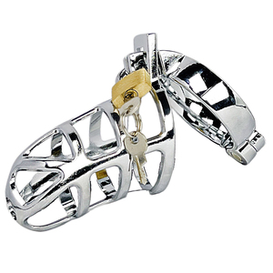 Candado de Castidad Masculino de Aleación de Aluminio, Dispositivo SM <span class=keywords><strong>para</strong></span> Adultos, Jaula de Castidad Masculina BDSM, Anillo <span class=keywords><strong>para</strong></span> Pene, Accesorio de Juguetes Sexuales <span class=keywords><strong>para</strong></span> Hombres - Product Image 1