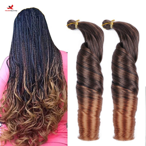 Extensiones de Cabello Sintético Ondulado HQ Mixed Proc Discount, 150g, Ondas Sueltas en Espiral, Trenzado, Rizado, para Peinados - Product Image 2