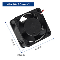 Micro 40x40x20mm DC 12v Fils 4020 40mm * 20mm 4cm CPU Ordinateur Brushless Ventilateur Refroidisseur Dissipateur Thermique Air Échappement Refroidisseur Ventilateur De Refroidissement
