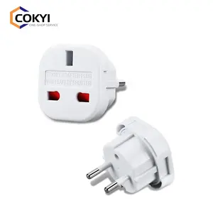 UK to EU Europe European Travel Adapter suitable for France Germany Spain China - Refer to Product description for Country list