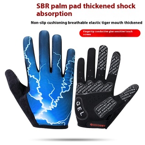 Vente flash - Gants de cyclisme d'hiver compatibles avec les écrans tactiles, isolés thermiquement, imperméables, antidérapants, réfléchissants, avec sangle réglable - Product Image 3