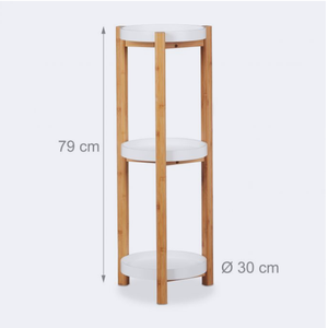 Présentoir de haute qualité à 3 niveaux pour plantes en bambou, présentoir pour plantes d'intérieur - Product Image 2